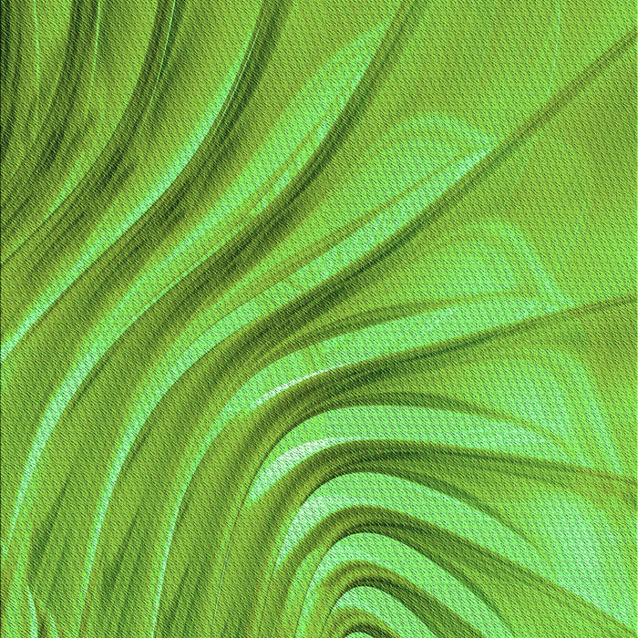 Machine Washable Transitional Emerald Green Rug, wshpat1577grn