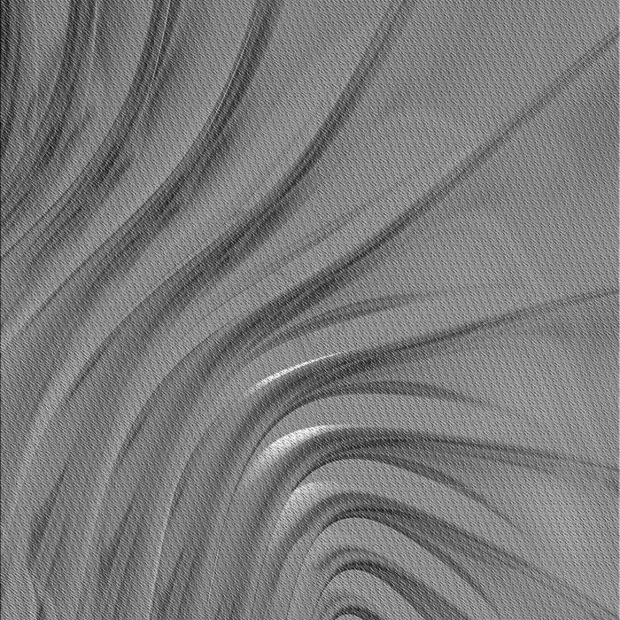 Machine Washable Transitional Ash Gray Rug, wshpat1577gry