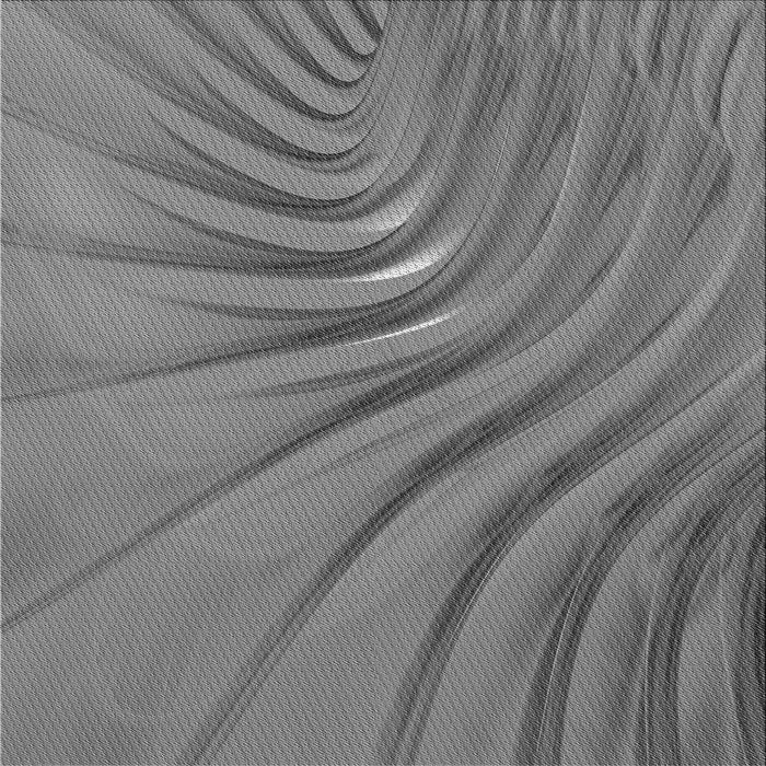 Round Machine Washable Transitional Ash Gray Rug, wshpat1577gry