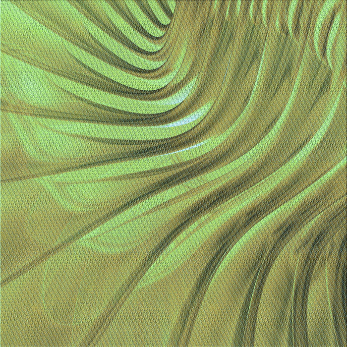 Round Machine Washable Transitional Yellow Green Rug, wshpat1577lblu