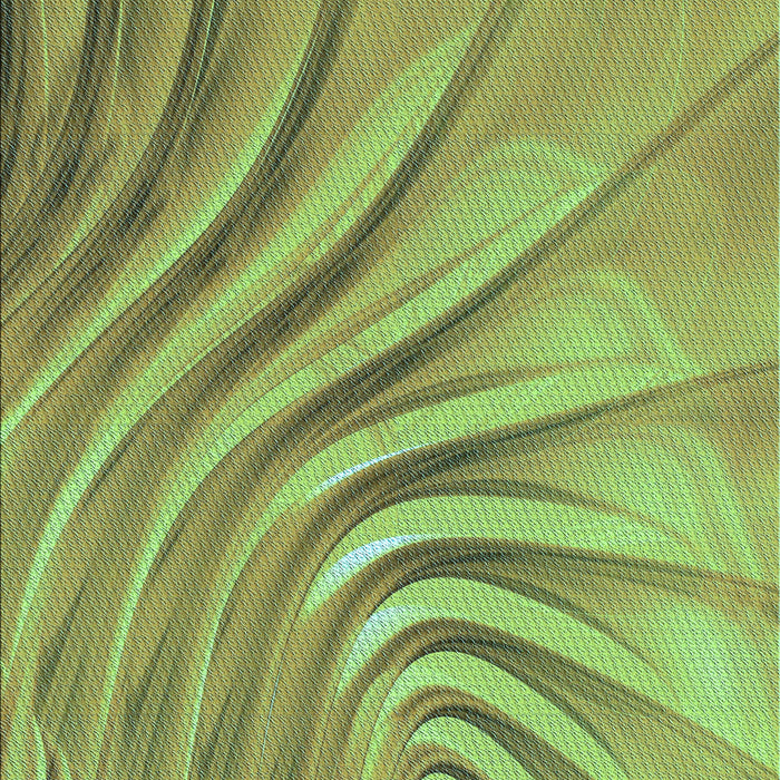 Machine Washable Transitional Yellow Green Rug, wshpat1577lblu