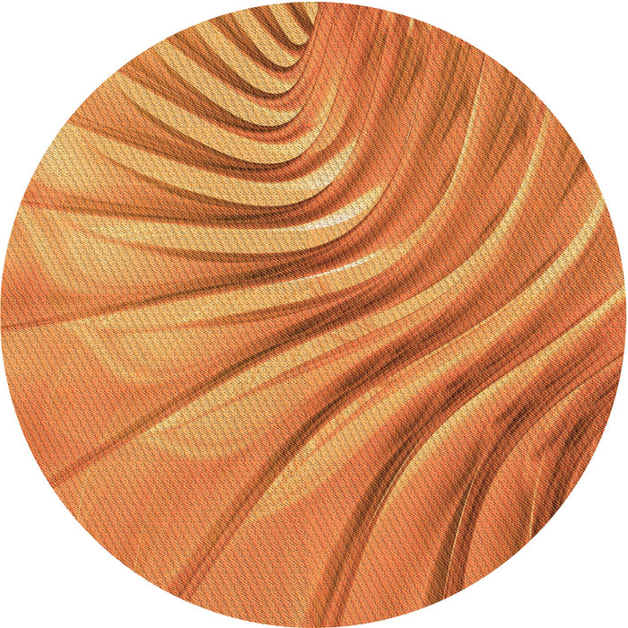 Square Patterned Orange Red Orange Rug, pat1577org