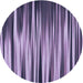 Square Machine Washable Transitional Bright Lilac Purple Rug in a Living Room, wshpat1578blu