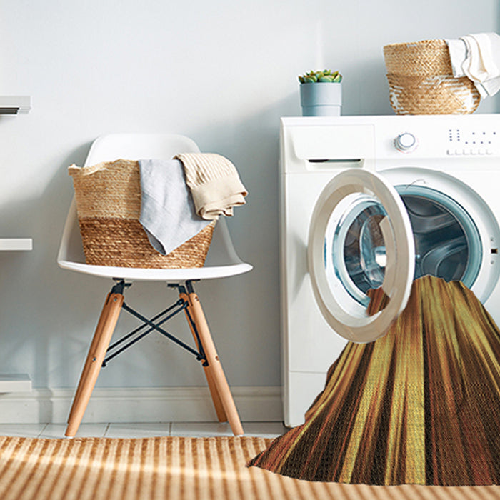 Machine Washable Transitional Red Brown Rug in a Washing Machine, wshpat1579brn