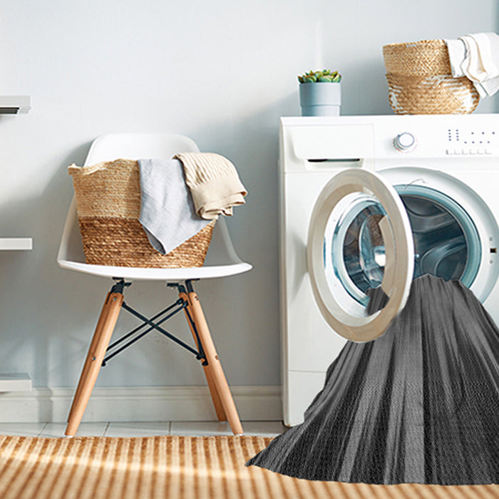 Machine Washable Transitional Gray Rug in a Washing Machine, wshpat1579gry