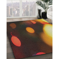 Patterned Red Novelty Rug, pat157