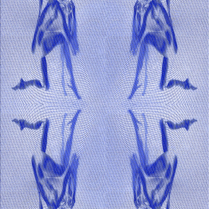 Patterned Light Slate Blue Rug, pat158blu