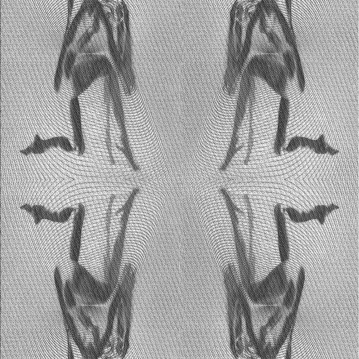 Patterned Gray Rug, pat158gry