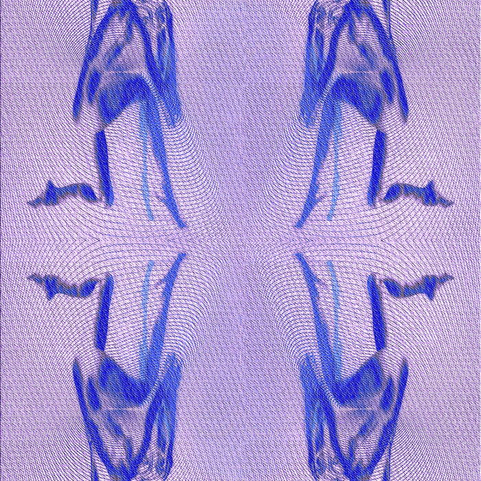 Machine Washable Transitional Medium Slate Blue Rug, wshpat158pur