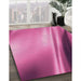 Patterned Pink Rug in Family Room, pat1581pur