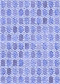 Machine Washable Transitional Light Slate Blue Rug, wshpat1583blu