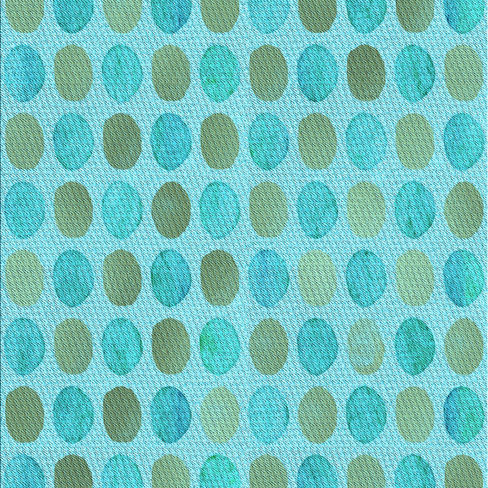 Machine Washable Transitional Light Sea Green Rug, wshpat1583lblu