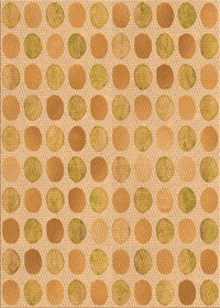 Machine Washable Transitional Yellow Orange Rug, wshpat1583org