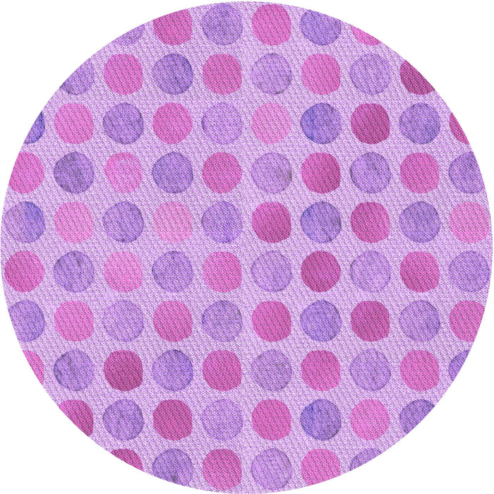 Square Patterned Pastel Purple Pink Rug, pat1583pur