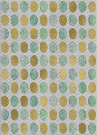 Machine Washable Transitional Khaki Green Rug, wshpat1583