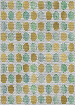 Machine Washable Transitional Khaki Green Rug, wshpat1583