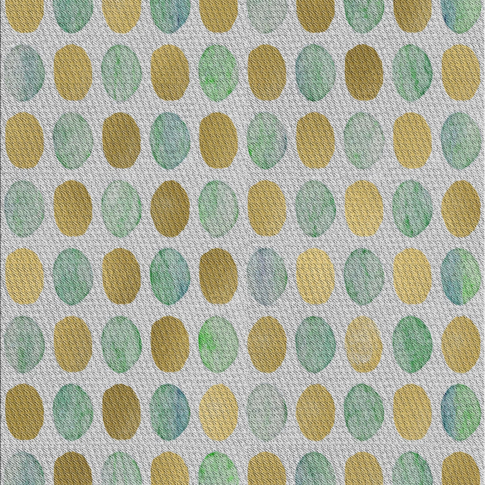 Machine Washable Transitional Khaki Green Rug, wshpat1583