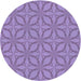 Square Patterned Purple Mimosa Purple Rug, pat1585blu