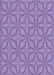 Patterned Purple Mimosa Purple Rug, pat1585blu