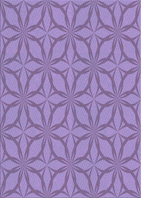 Machine Washable Transitional Purple Mimosa Purple Rug, wshpat1585blu