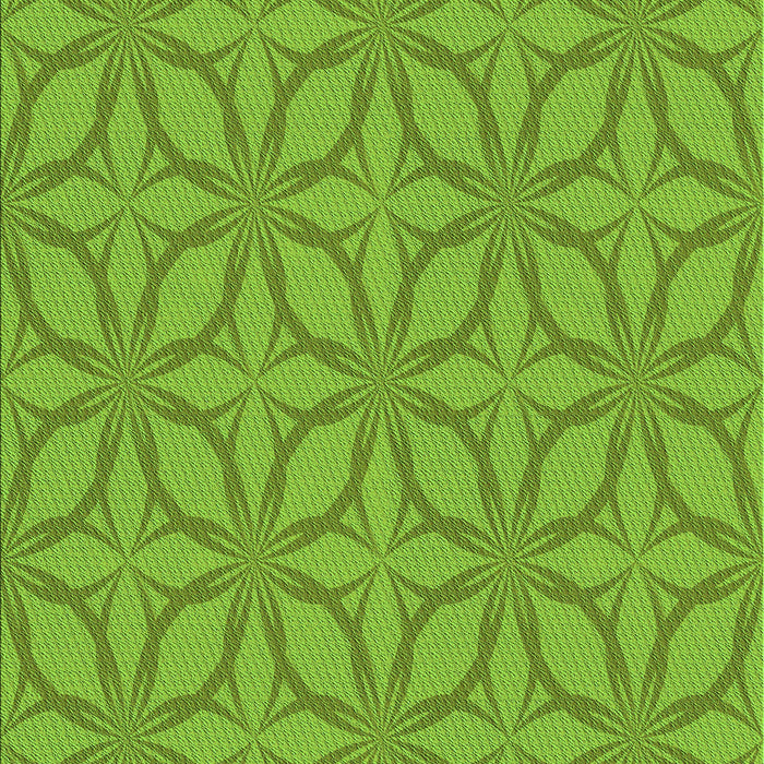 Patterned Bright Green Rug, pat1585grn