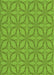 Machine Washable Transitional Bright Green Rug, wshpat1585grn