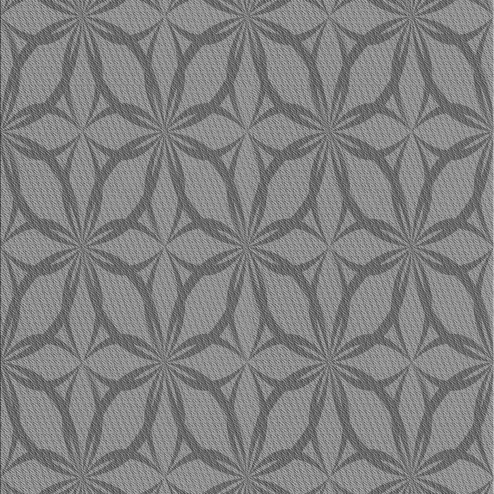 Machine Washable Transitional Ash Gray Rug, wshpat1585gry