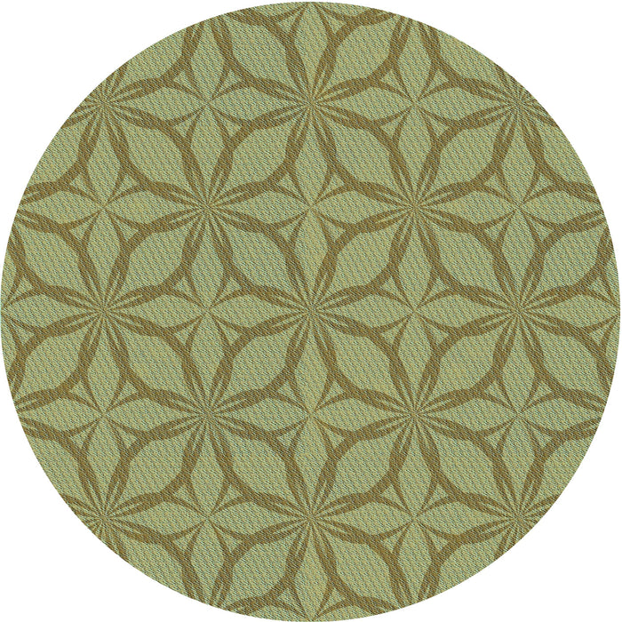 Square Patterned Avocado Green Rug, pat1585lblu