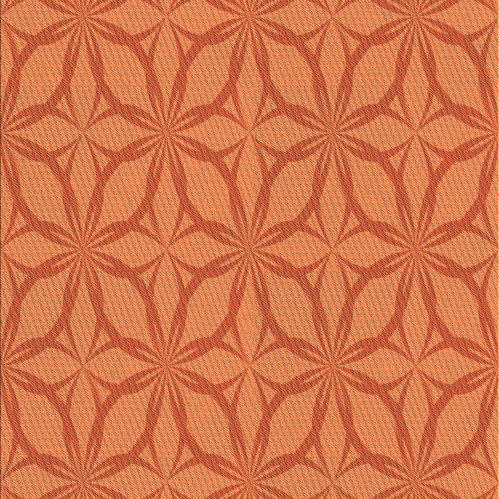 Machine Washable Transitional Neon Orange Rug, wshpat1585org