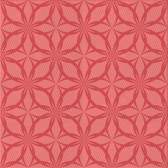 Round Machine Washable Transitional Red Rug, wshpat1585rd