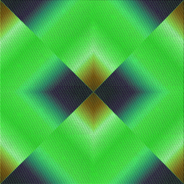 Round Patterned Lime Green Rug, pat1586grn