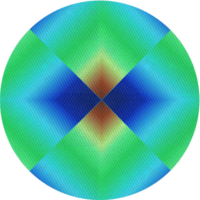 Square Patterned Glacial Blue Ice Blue Rug, pat1586lblu