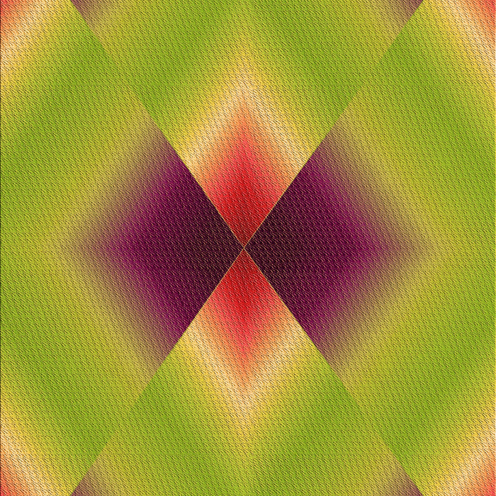 Patterned Green Rug, pat1586org