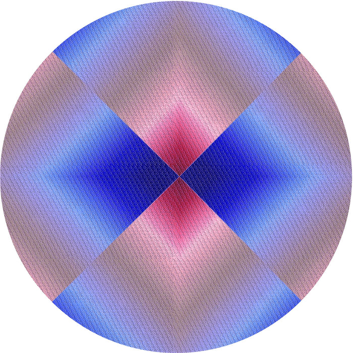 Square Patterned Amethyst Purple Rug, pat1586pur