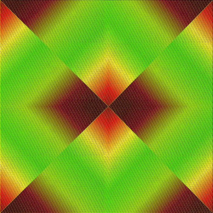 Round Patterned Bright Green Rug, pat1586yw