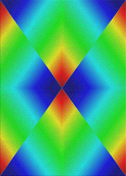 Patterned Neon Green Modern Rug, pat1586