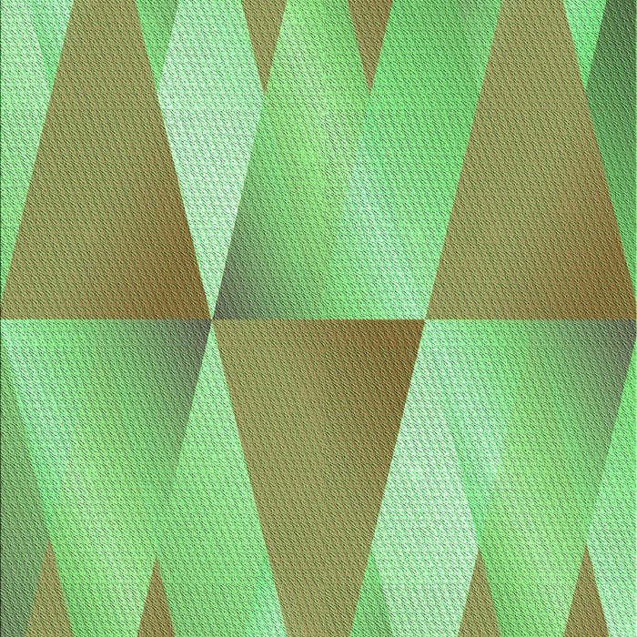 Patterned Green Rug, pat1587grn