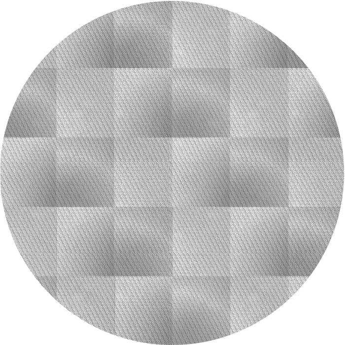 Square Machine Washable Transitional Platinum Silver Gray Rug in a Living Room, wshpat1588gry