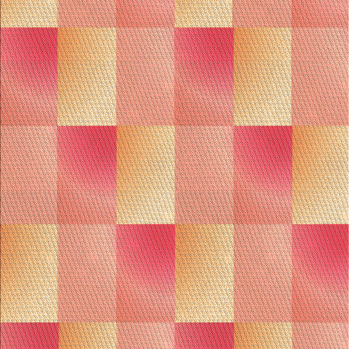 Patterned Bright Orange Rug, pat1588org