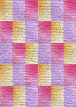 Patterned Magenta Pink Novelty Rug, pat1588