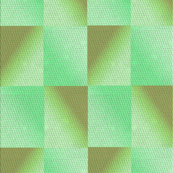Machine Washable Transitional Green Rug, wshpat1589grn
