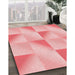 Machine Washable Transitional Red Rug in a Family Room, wshpat1589rd
