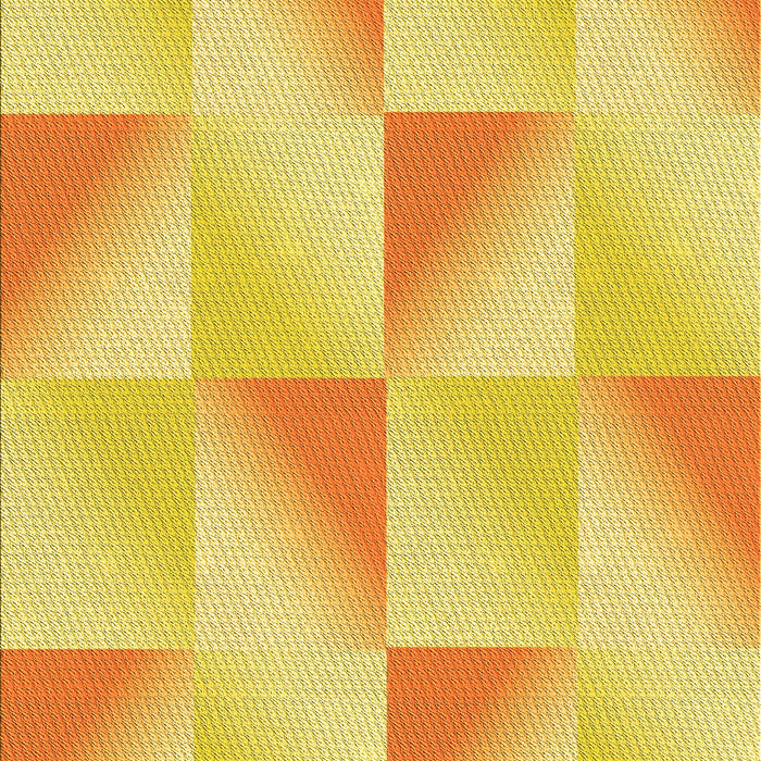 Machine Washable Transitional Bold Yellow Rug, wshpat1589yw