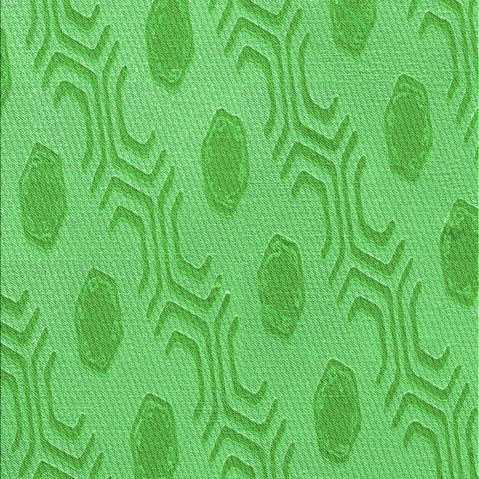 Machine Washable Transitional Neon Green Rug, wshpat159grn