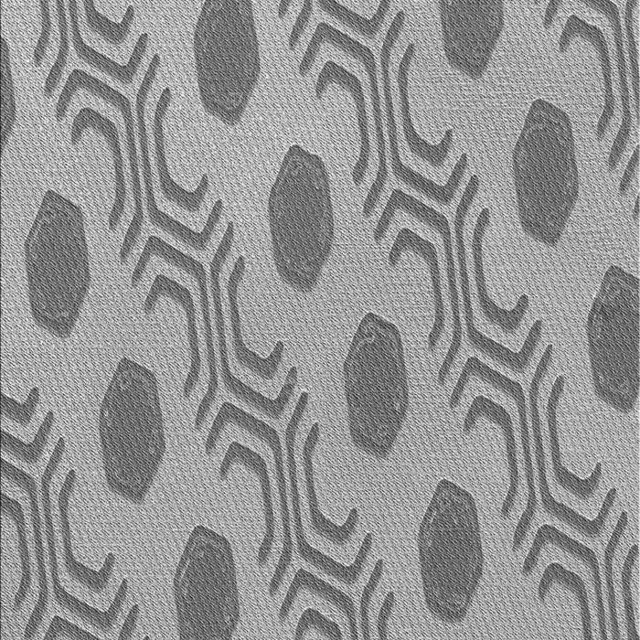 Machine Washable Transitional Cloud Gray Rug, wshpat159gry