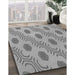 Machine Washable Transitional Cloud Gray Rug in a Family Room, wshpat159gry