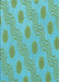 Patterned Medium Sea Green Rug, pat159lblu