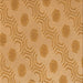 Round Patterned Neon Orange Rug, pat159org
