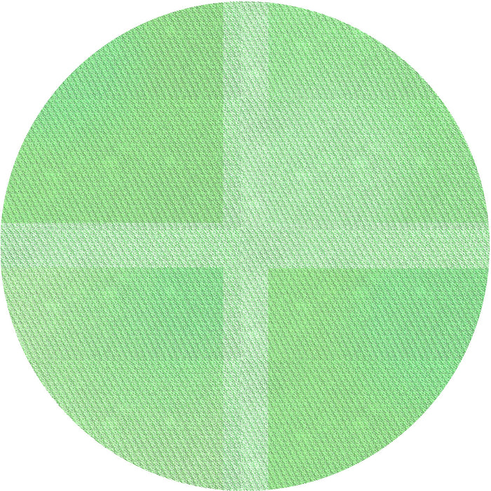 Square Machine Washable Transitional Green Rug in a Living Room, wshpat1590grn