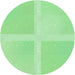 Square Machine Washable Transitional Green Rug in a Living Room, wshpat1590grn